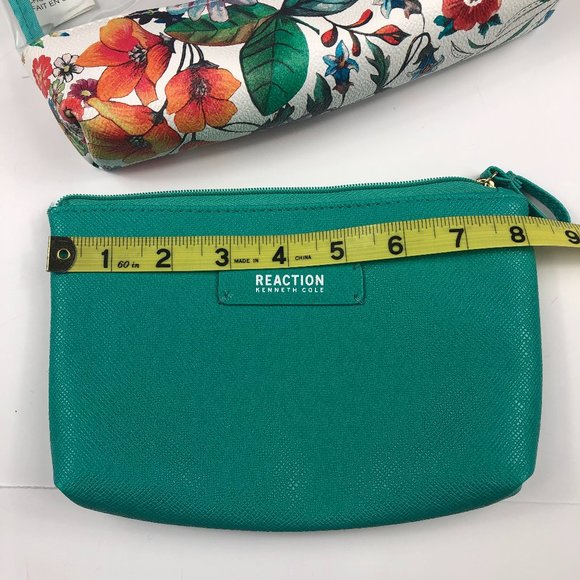Kenneth Cole Reaction 2 Piece Travel Toiletry/Cosmetic Bags NWT Vacation Floral - Picture 4 of 11